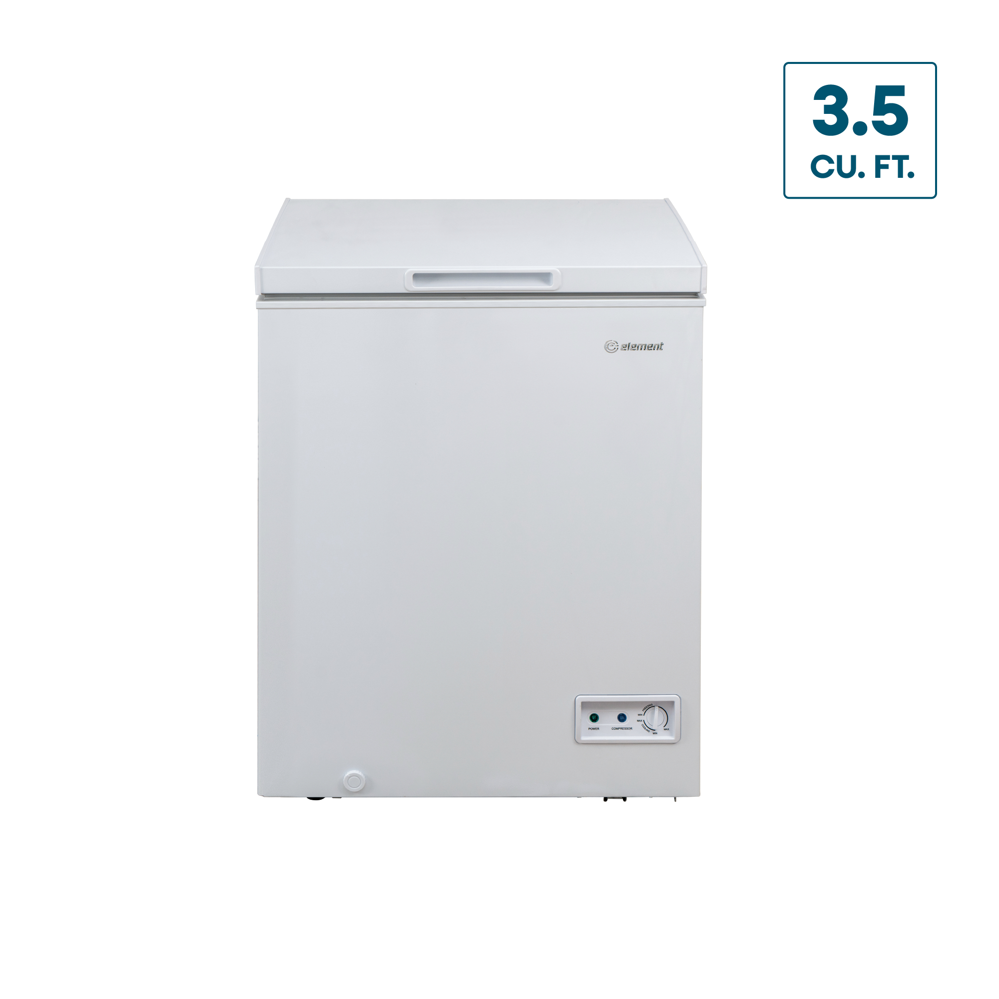3.5 cu ft Chest Freezer White