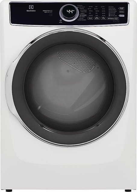 8cf White Front Load Steam Ele