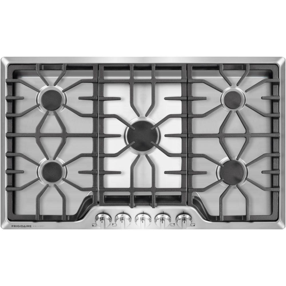 36 in. Gas Cooktop in Stainles