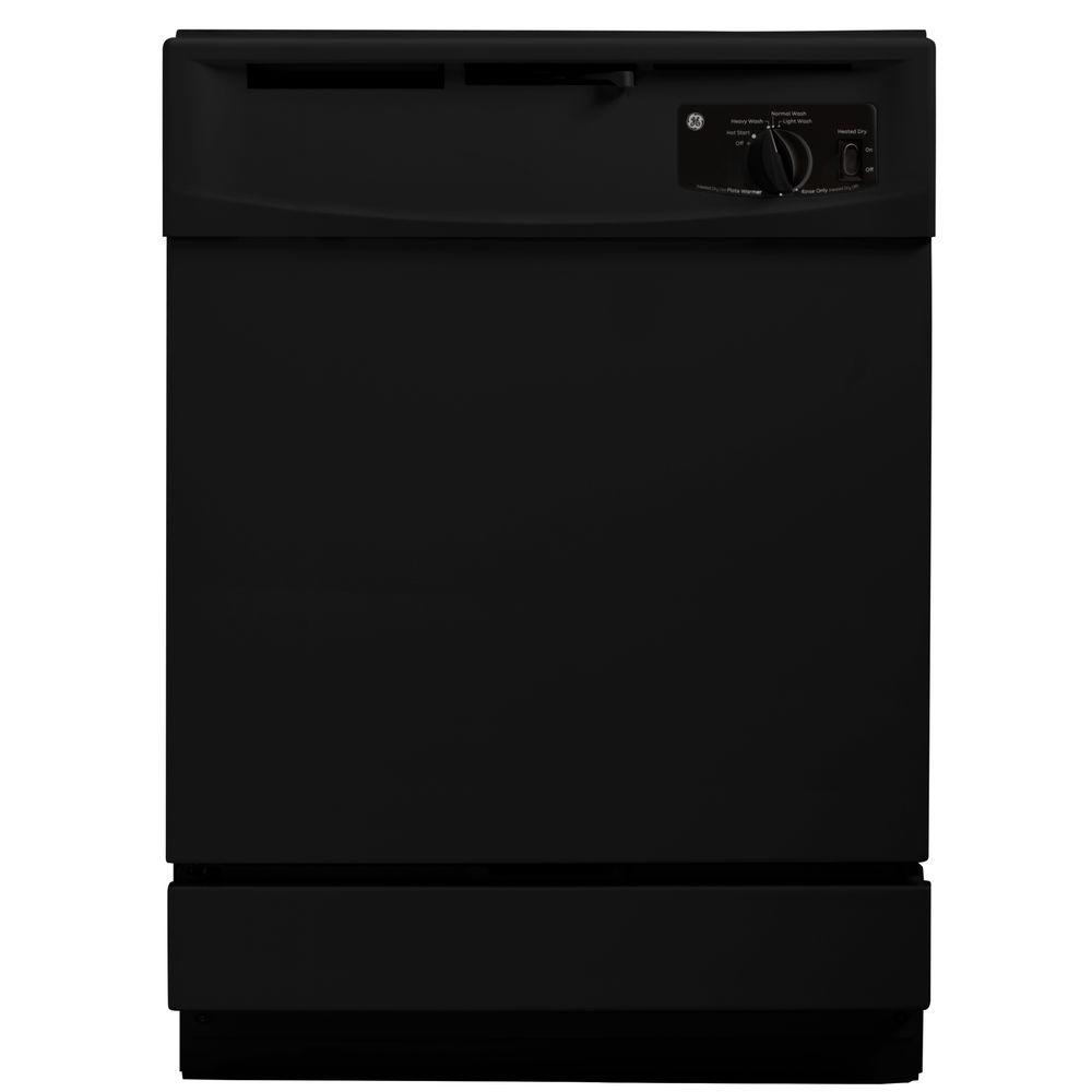 Front Control Dishwasher in Bl