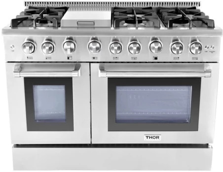 48 in. 6.7 cu. ft. Double Oven