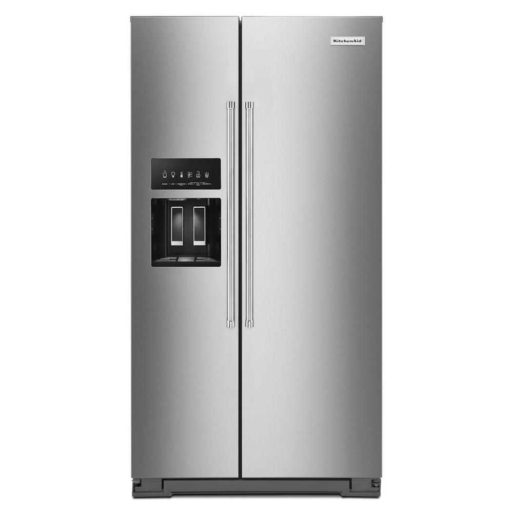 36 in. W 24.8 cu. ft. Side by