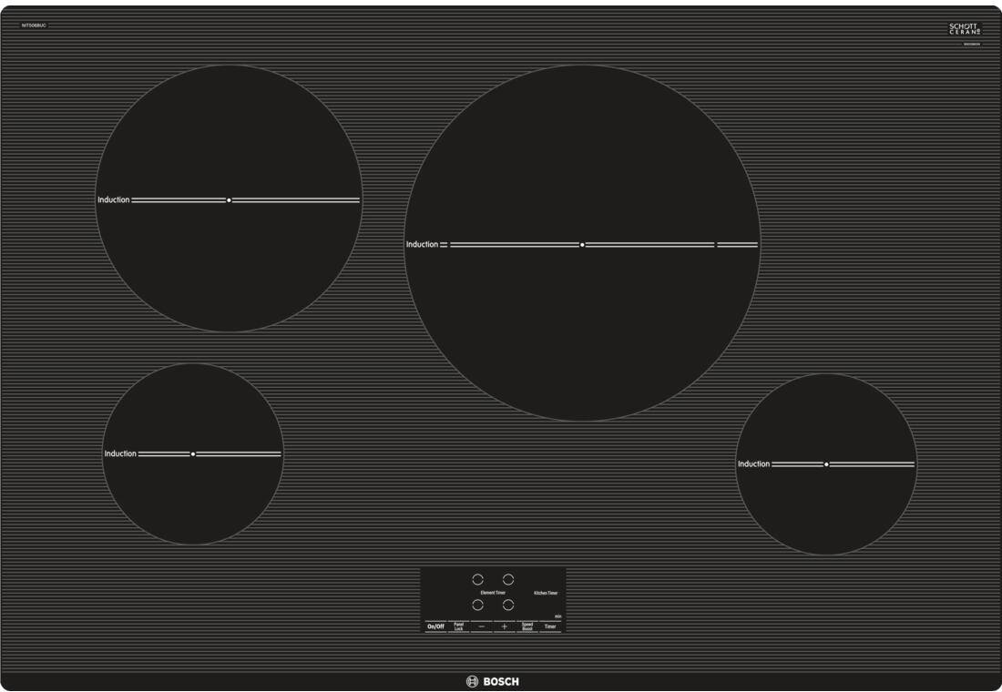 30 in. Induction Cooktop in Bl
