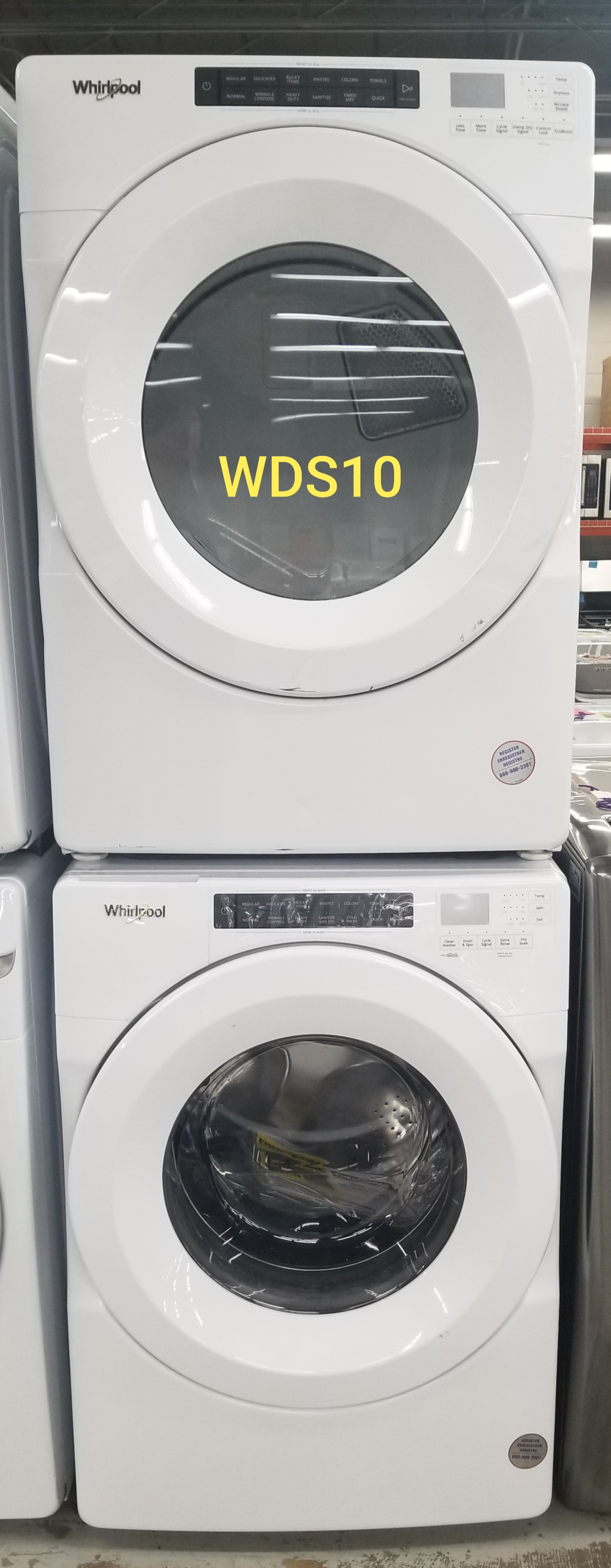 WASHER DRYER STACK