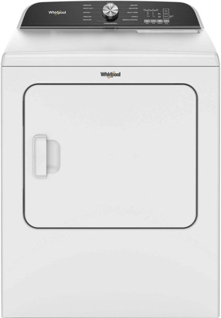 7 cu. Ft. White Electric Dryer
