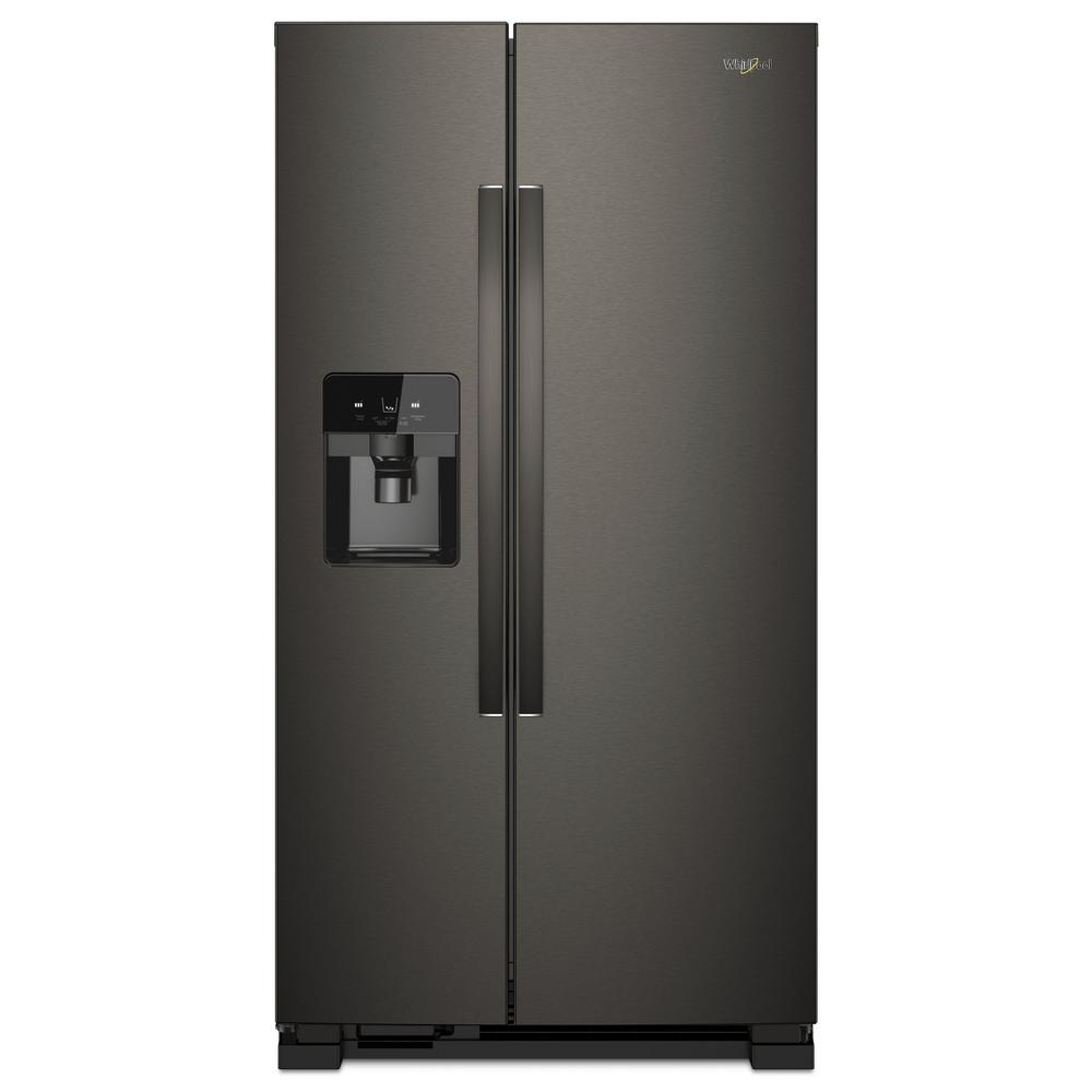 21 cu. ft. SxS Fridge in Black