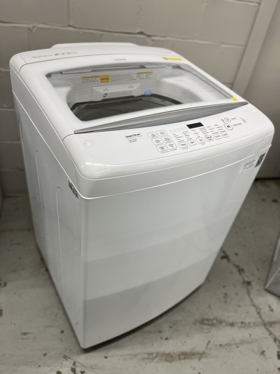 LG WT1301CW: High Efficiency Front Control Top Load Washer